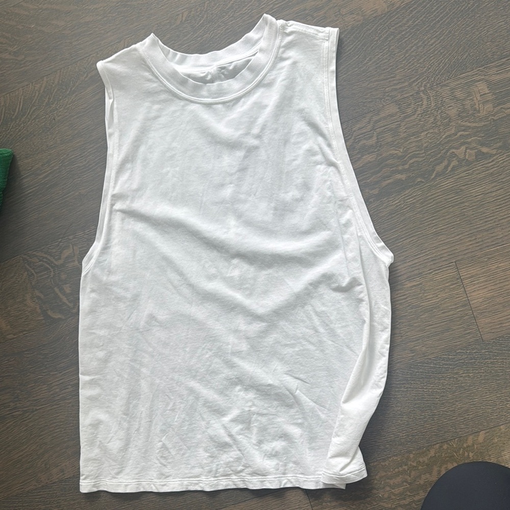 Lulu white  tank